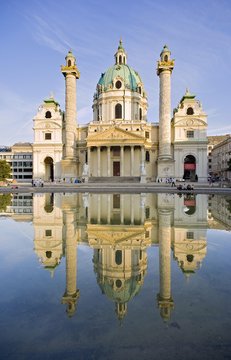 Karlskirche church, Vienna, Austria, Europe