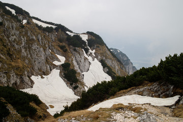 Scenic views from the mountain Untersberg, Salzburg