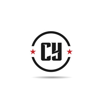 Initial Letter CY Logo Template Design