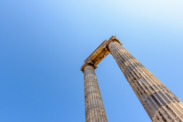 Fototapeta na wymiar Apollo Temple at Didyma in Didim,Aydin,Turkey.