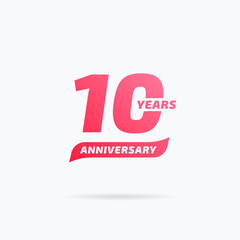 10 Years Anniversary Label