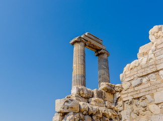 Apollo Temple at Didyma in Didim,Aydin,Turkey.