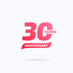 30 Years Anniversary Label