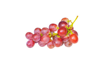 Isolated Studio Shot. Grape With Clipping Path On White -By Pen Tool