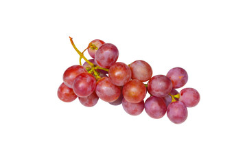 Isolated Studio Shot. Grape With Clipping Path On White -By Pen Tool