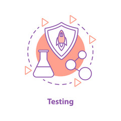 Product testing concept icon