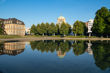 Fototapeta na wymiar Stuttgart oberer Schlossgarten
