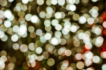 White Bokeh light background