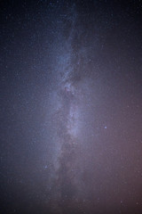 Beautiful night starry sky with Milky way.
