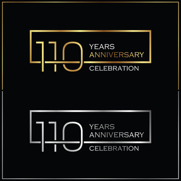 110th years anniversary celebration background