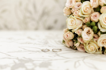 ring and  flowers