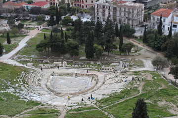 Acr&oacute;polis griega, atenas, grecia 