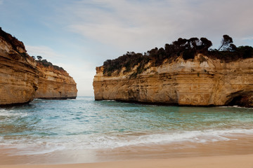 The iconic Loch Ard Gorge on the Great Ocean Road Port Campbell Victoria Australia