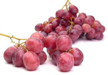 Ripe fresh red grape.
