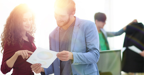 Obraz premium fashion designers discussing new ideas