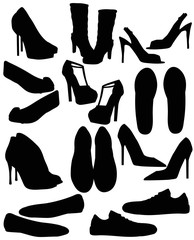 women's clothing, silhouette shoes