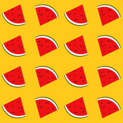 Watermelon yellow pattern