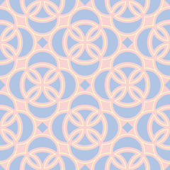 Pink geometric seamless background. Multi colored pattern