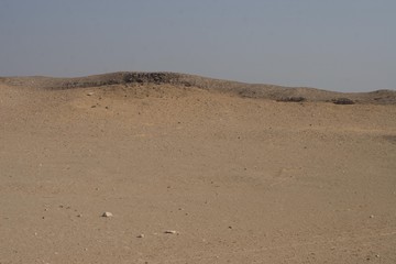 Fototapeta na wymiar Sakkara desert and hills