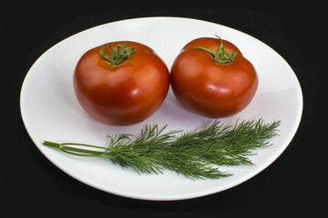 tomatoes with herbs