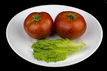 tomatoes with herbs