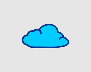 Cloud vector icon