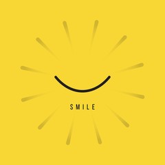 Smile Vector Template Design Illustration