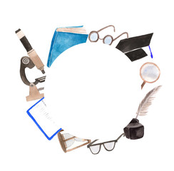 Round student frame.