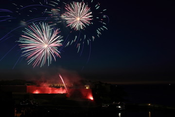 Feu d'artifice Le Palais