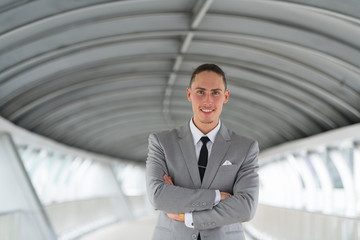 Portrait Of Young Handsome Businessman