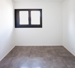 Interiors of modern apartment, empty room