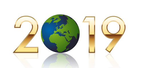 2019 - terre - environnement - carte de vœux - climat - réchauffement climatique - Europe