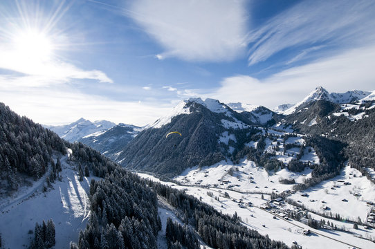 Saanenland im Winter
