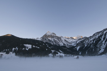 Abendstimmung in Gsteig