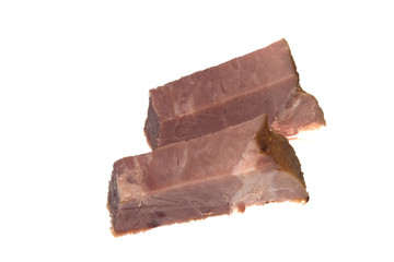 meat isolated on white background