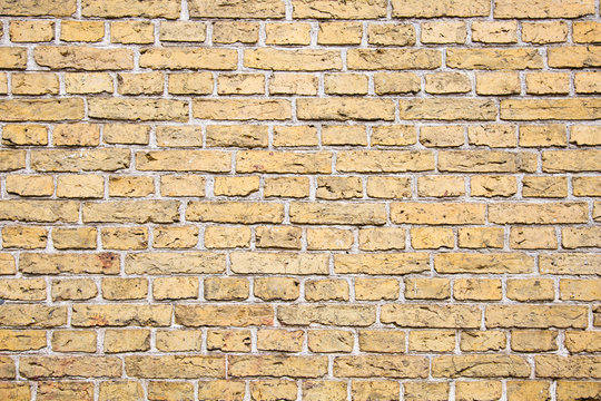 Close up image of a brick wall background.