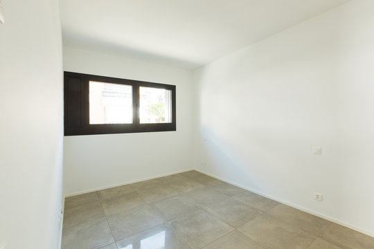 Interior of modern apartment, nobody inside, empty space