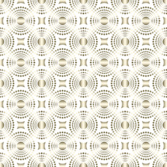 Abstract circles pattern on white