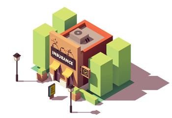 Vector isometric insurance agency