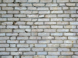 old brick wall. gray. texture. background.