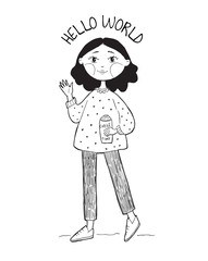 Beautiful vector card