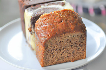 banana cake or fruit cake