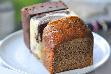 banana cake or fruit cake