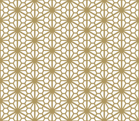 Seamless pattern based on Japanese ornament Kumiko