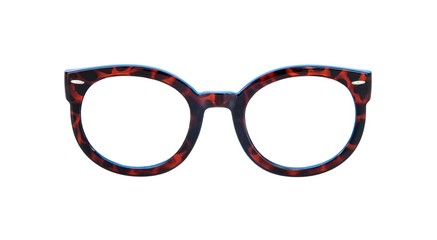 Fototapeta premium Glasses isolated on white background for applying on a portrait