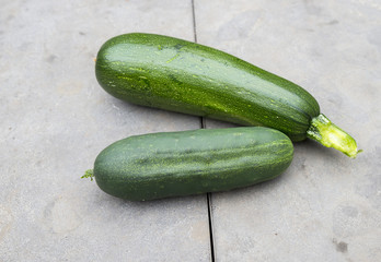 green fresh cucmeber and courgette