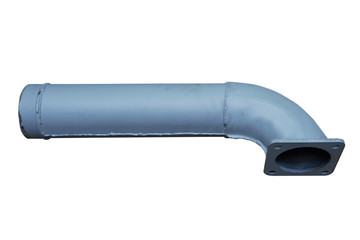 muffler pipe car on an isolated white background