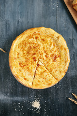 Megrelian Khachapuri with Melted Burnt Cheese