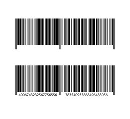 Bar code. On isolated white background, realistic vector design for your business ideas.