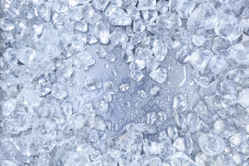 Crushed ice background